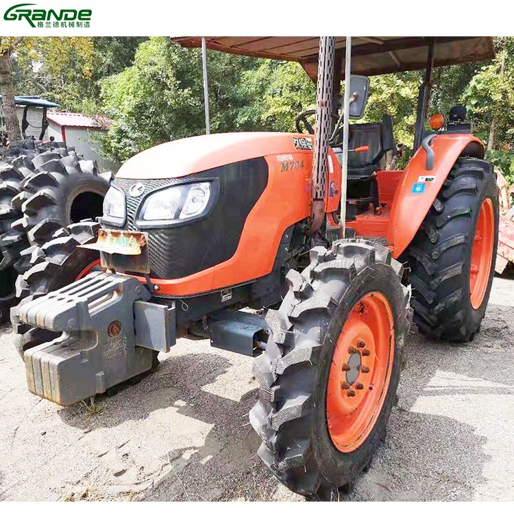 Agricultural Machinery Used Farm 4x4 M704K 70HP Kubota Tractor with Awning