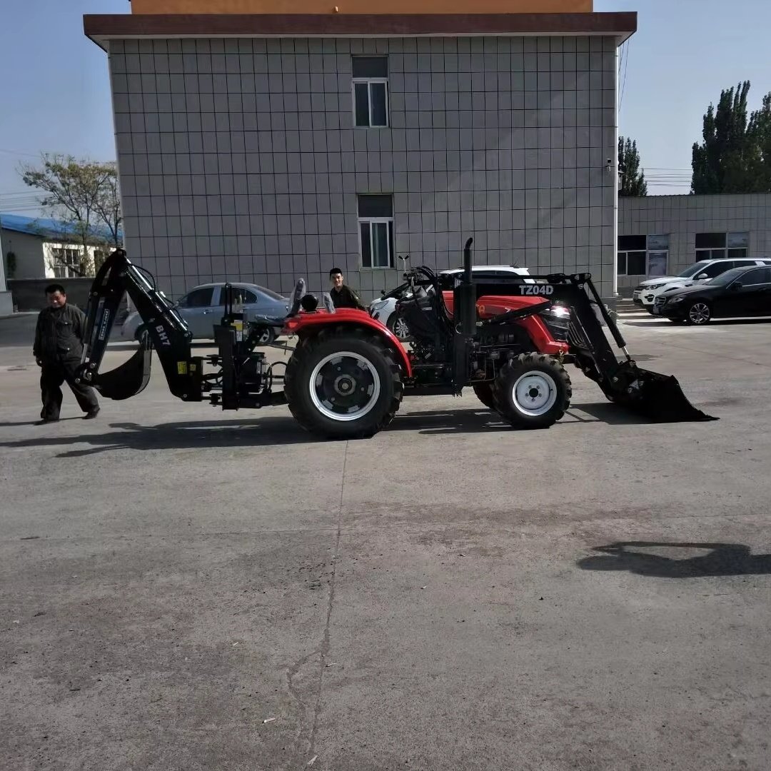 160hp Farm Tractor 4wd with Front 4 in 1 Bucket Grass Bush Cutter Lawn Mower Trailer Wheel Tractor 160hp for Agriculture