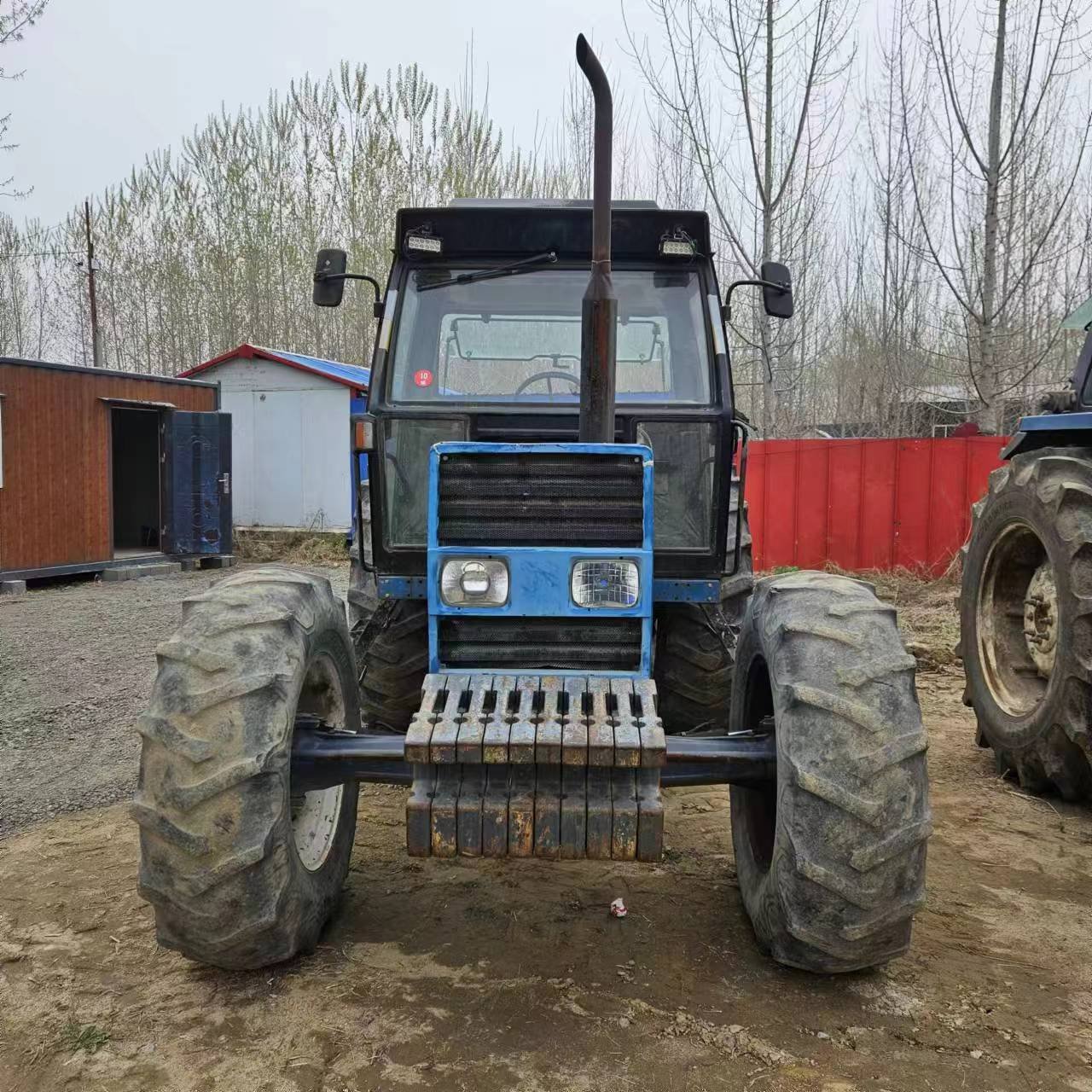 Used Agricultural Wheel Tractor Fiat 110hp 110-90 With Cab for Farm Works Traditional 4 Wheel Drive Good Performance