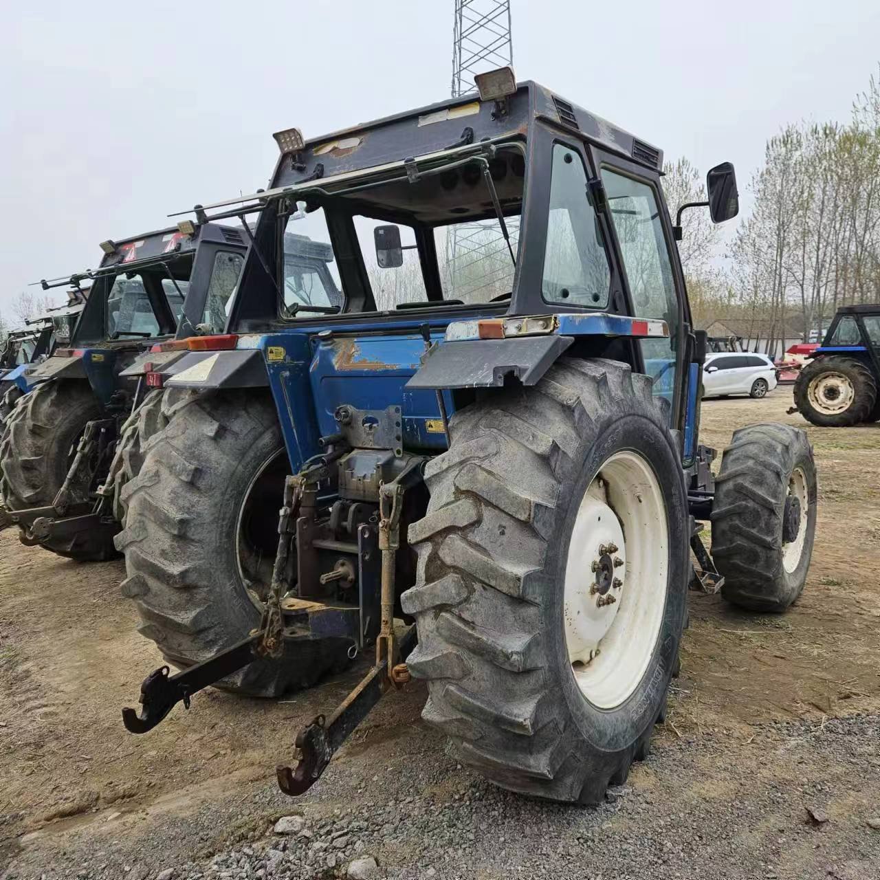 Used Agricultural Wheel Tractor Fiat 110hp 110-90 With Cab for Farm Works Traditional 4 Wheel Drive Good Performance