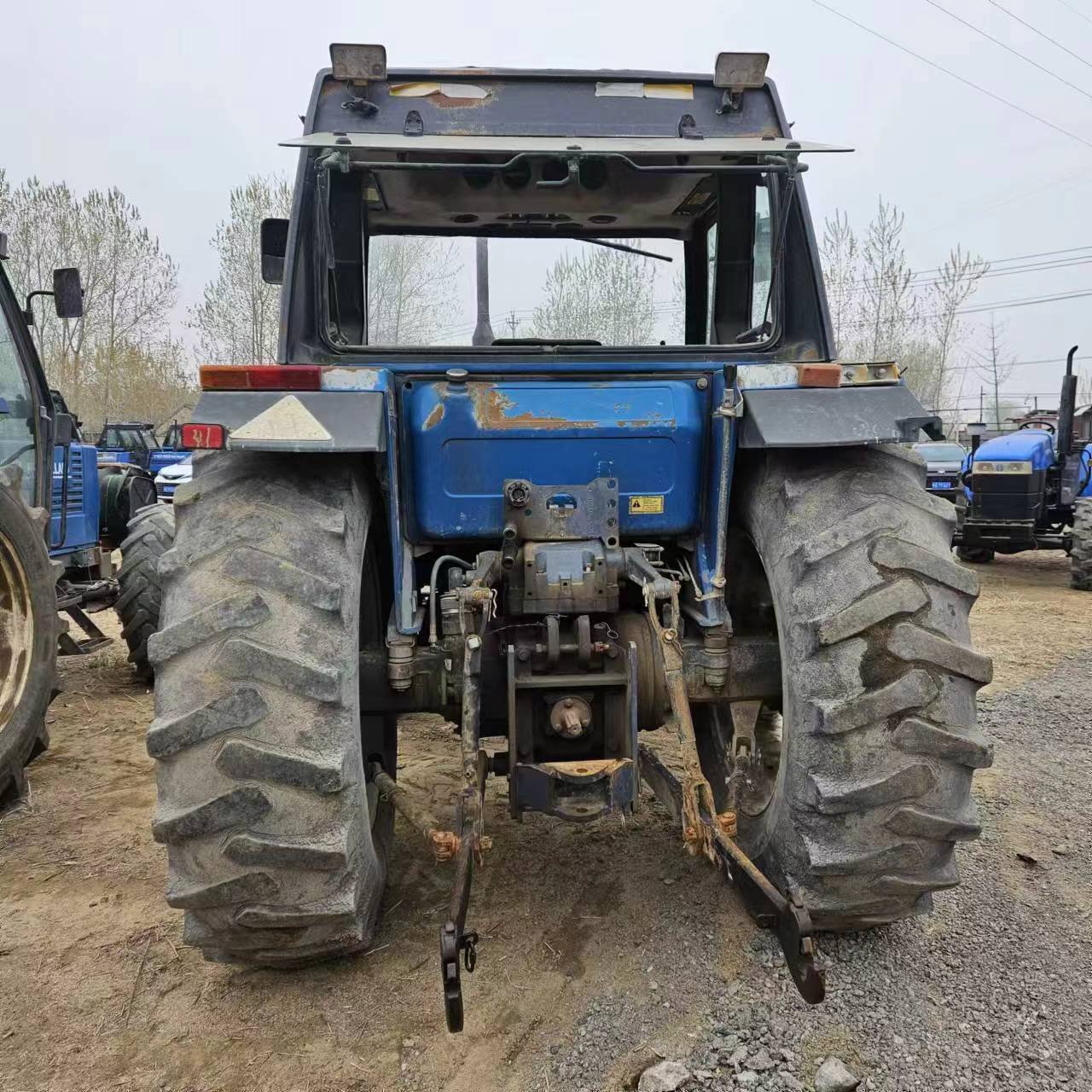Used Agricultural Wheel Tractor Fiat 110hp 110-90 With Cab for Farm Works Traditional 4 Wheel Drive Good Performance