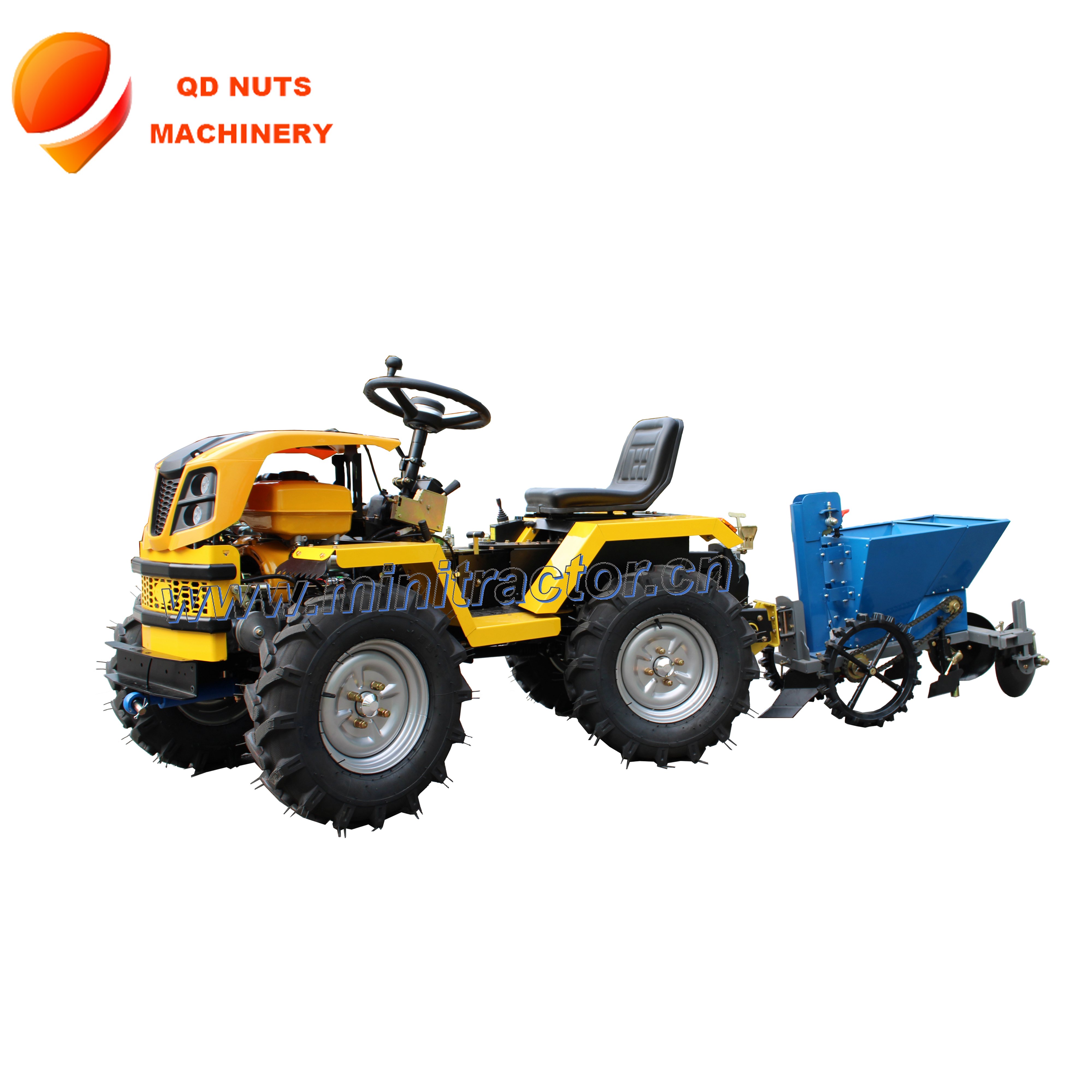 Mini 4x4 Tractor with 12HP-18HP Farm Machinery Wheel Tractor Core Components Including Engine and Pump for Agriculture
