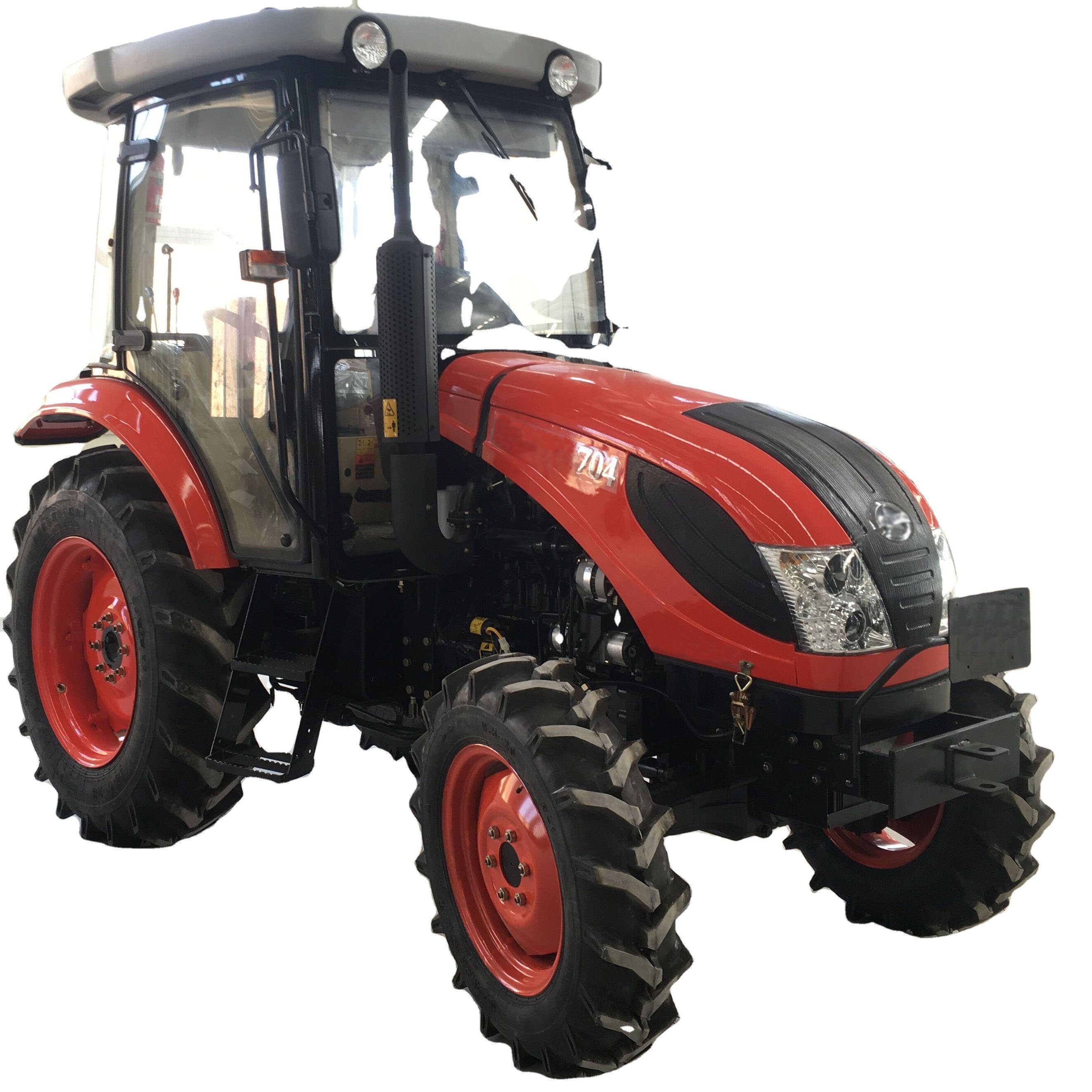 55hp 4WD 4x4 Farm Tractor with Cabin and AC Utility Agricultural Tractor Used for Farming