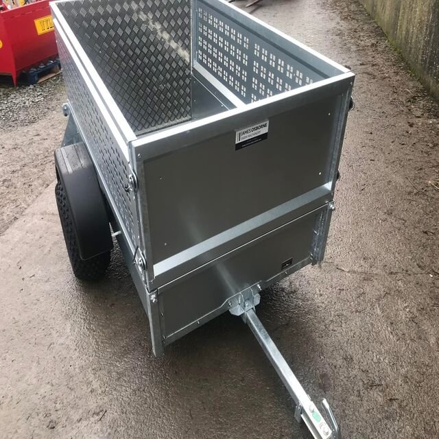 Small Farm 4 Ton Trailer Dump/Dumper With Good Price Tractor 2-3 Tons Agricultural New Used Condition Tire Axle Core Components