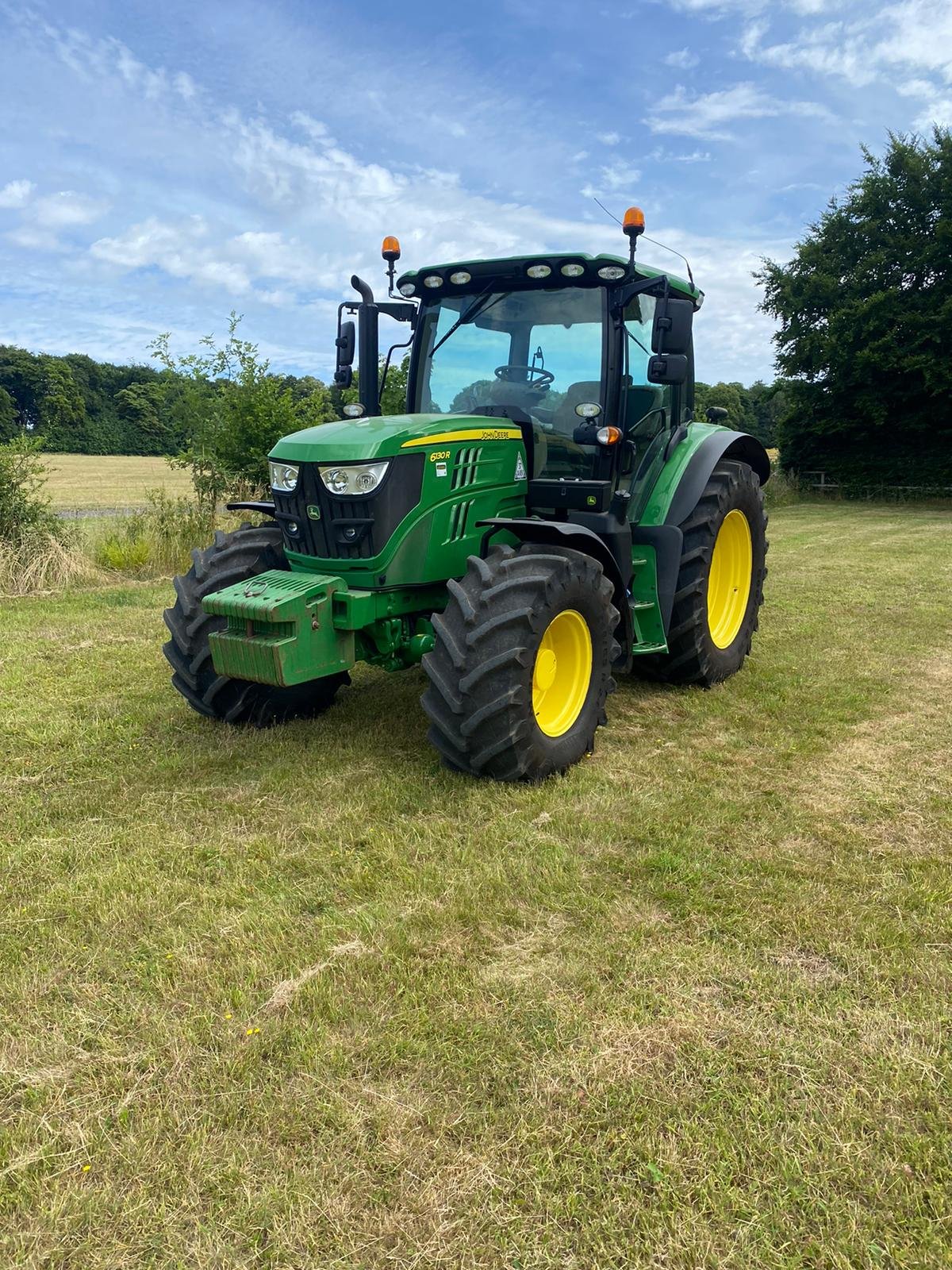 Original Agriculture Tractor Used 6130R Johnn Deere 100Hp With Heart/AC Working 100% Cab 100 Horse Power 100hp 120hp 130hp