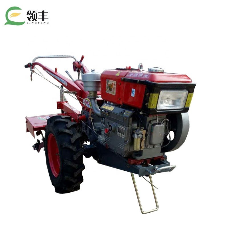 Farm Small Hand-Walking-Tractor-Prices Diesel Engine 15HP 18HP 20HP Two Wheel Hand Driven Tractor