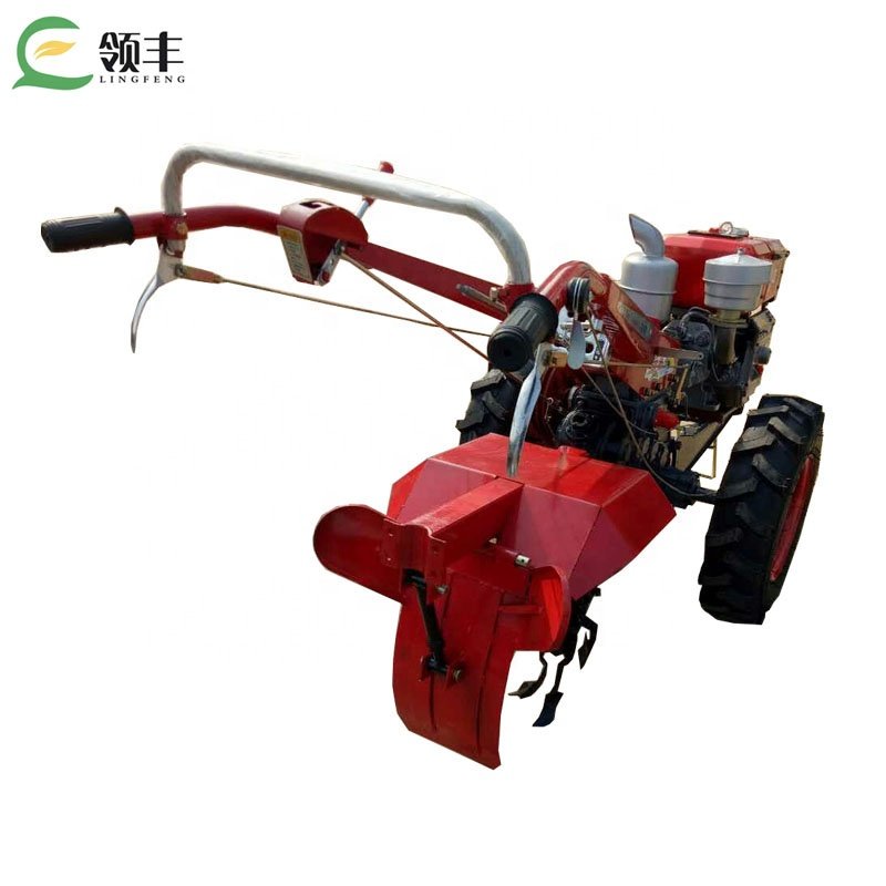Farm Small Hand-Walking-Tractor-Prices Diesel Engine 15HP 18HP 20HP Two Wheel Hand Driven Tractor