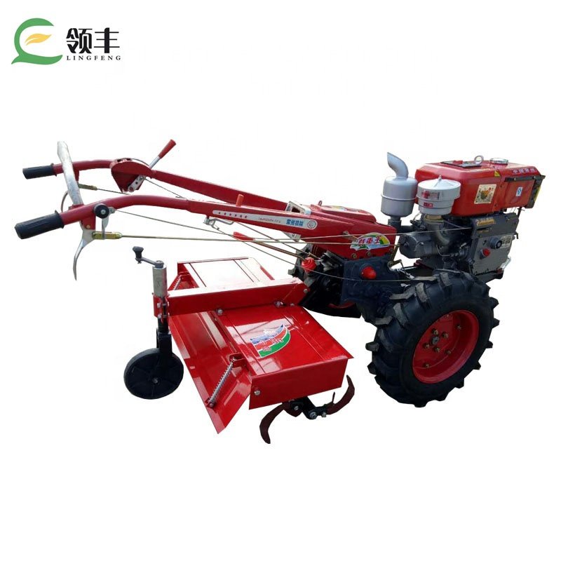 Farm Small Hand-Walking-Tractor-Prices Diesel Engine 15HP 18HP 20HP Two Wheel Hand Driven Tractor