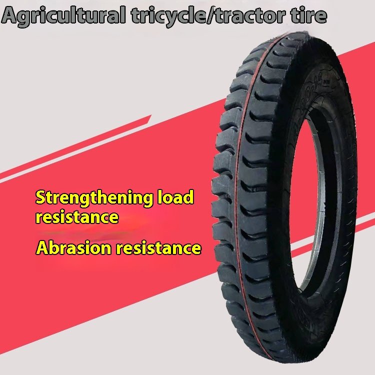 Radial Bias Agricultural Tractor Tire 450-16/500-15 New Double Groove Pipe for Tricycles