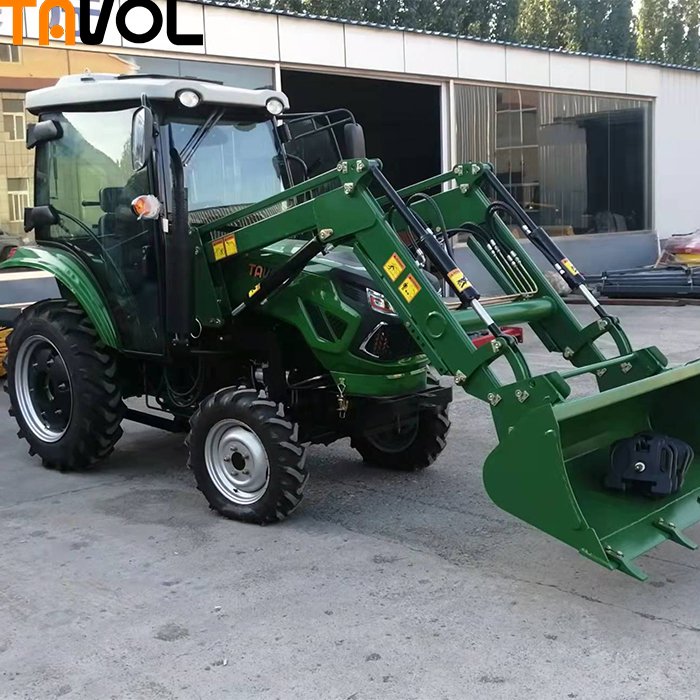 CE Approved 30hp 50hp 55 hp 4WD Tractor 554 Model Front End Loader TZ04D Backhoe Excavator LW6