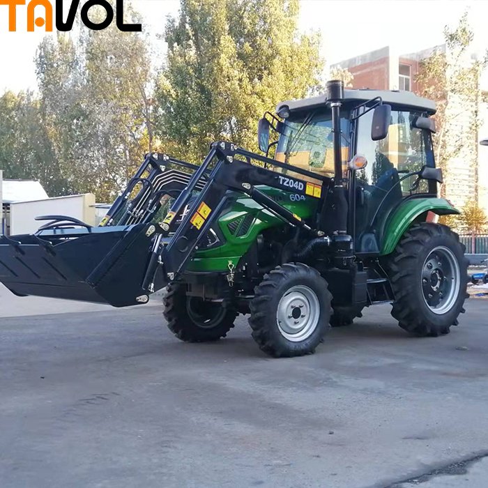 CE Approved 30hp 50hp 55 hp 4WD Tractor 554 Model Front End Loader TZ04D Backhoe Excavator LW6