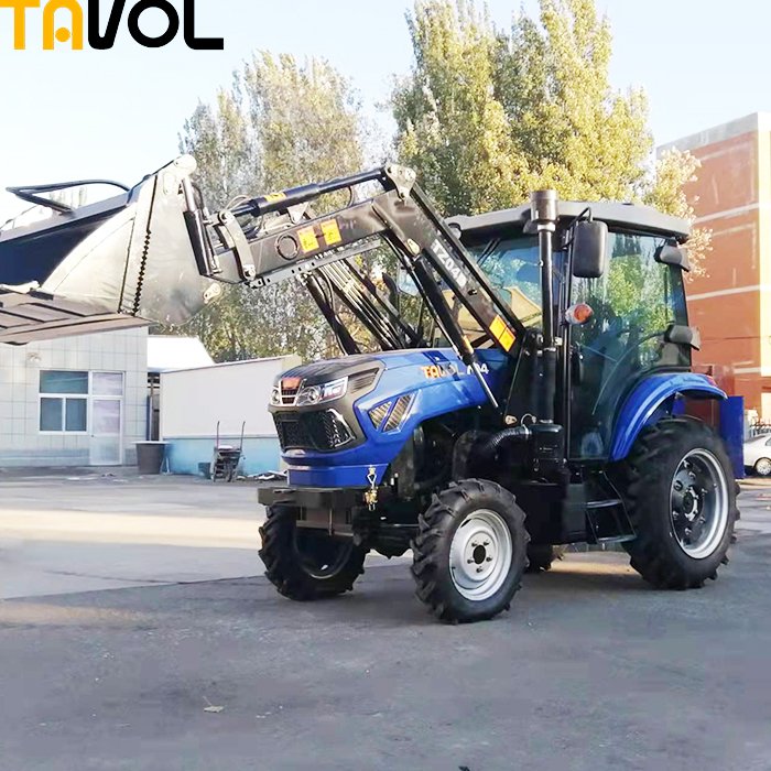 CE Approved 30hp 50hp 55 hp 4WD Tractor 554 Model Front End Loader TZ04D Backhoe Excavator LW6