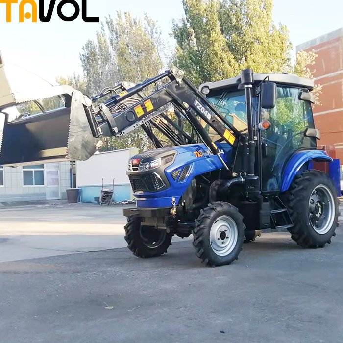 CE Approved 30hp 50hp 55 hp 4WD Tractor 554 Model Front End Loader TZ04D Backhoe Excavator LW6