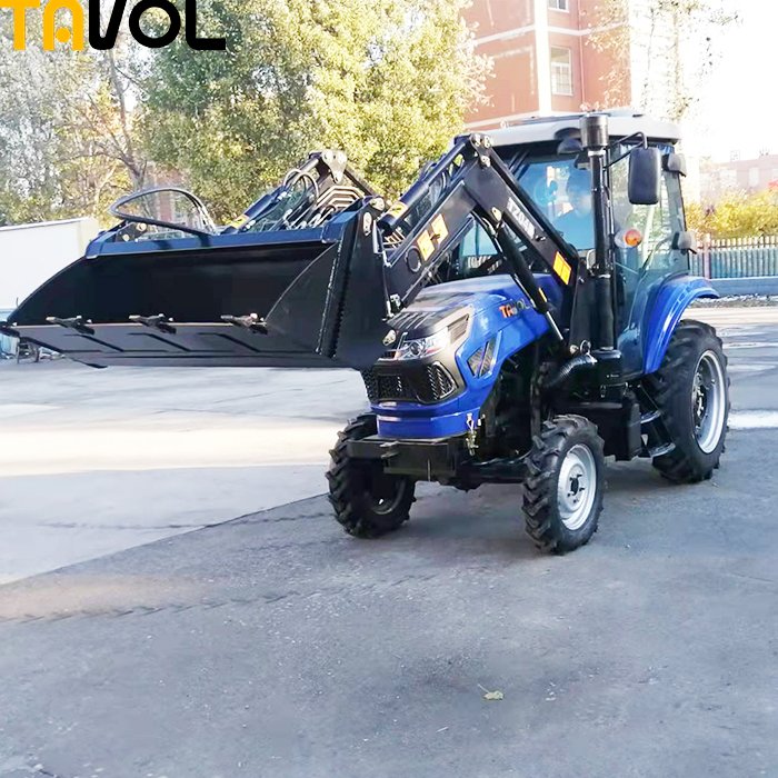 CE Approved 30hp 50hp 55 hp 4WD Tractor 554 Model Front End Loader TZ04D Backhoe Excavator LW6