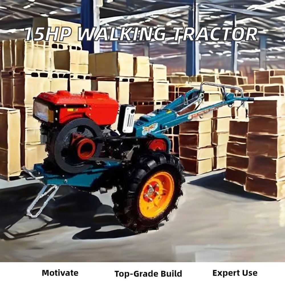 China Small 10 HP Paddy Wheel Walking Tractor 8-28HP Machine Tractor Agricultural Equipments Mini Tractor Price