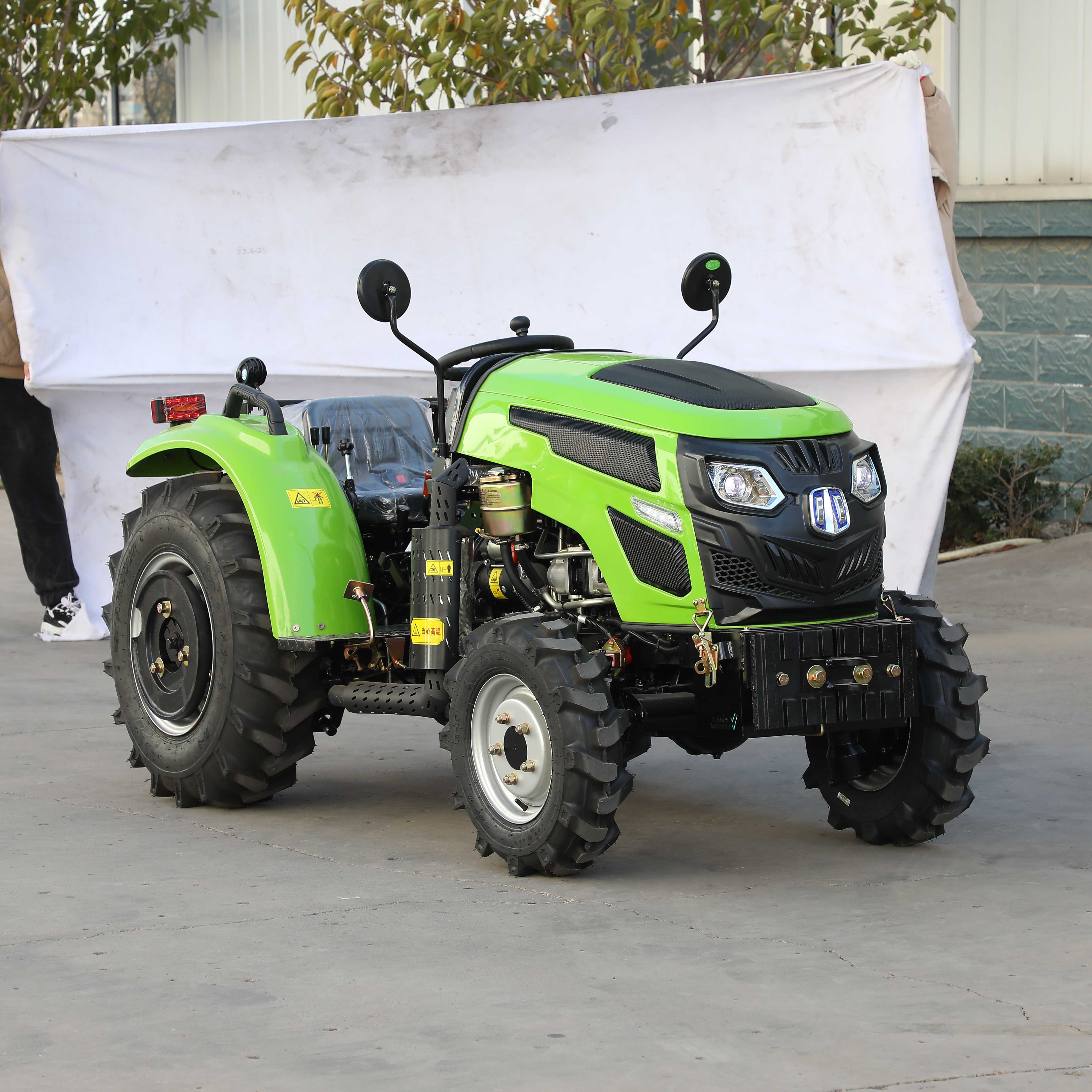 4WD 4x4 30hp 50hp 25HP 30HP 35HP 40HP 4x4 Provided FR Wheel Tractor Top Sales Farm Tractor Accessories Farmer Mini Tractor