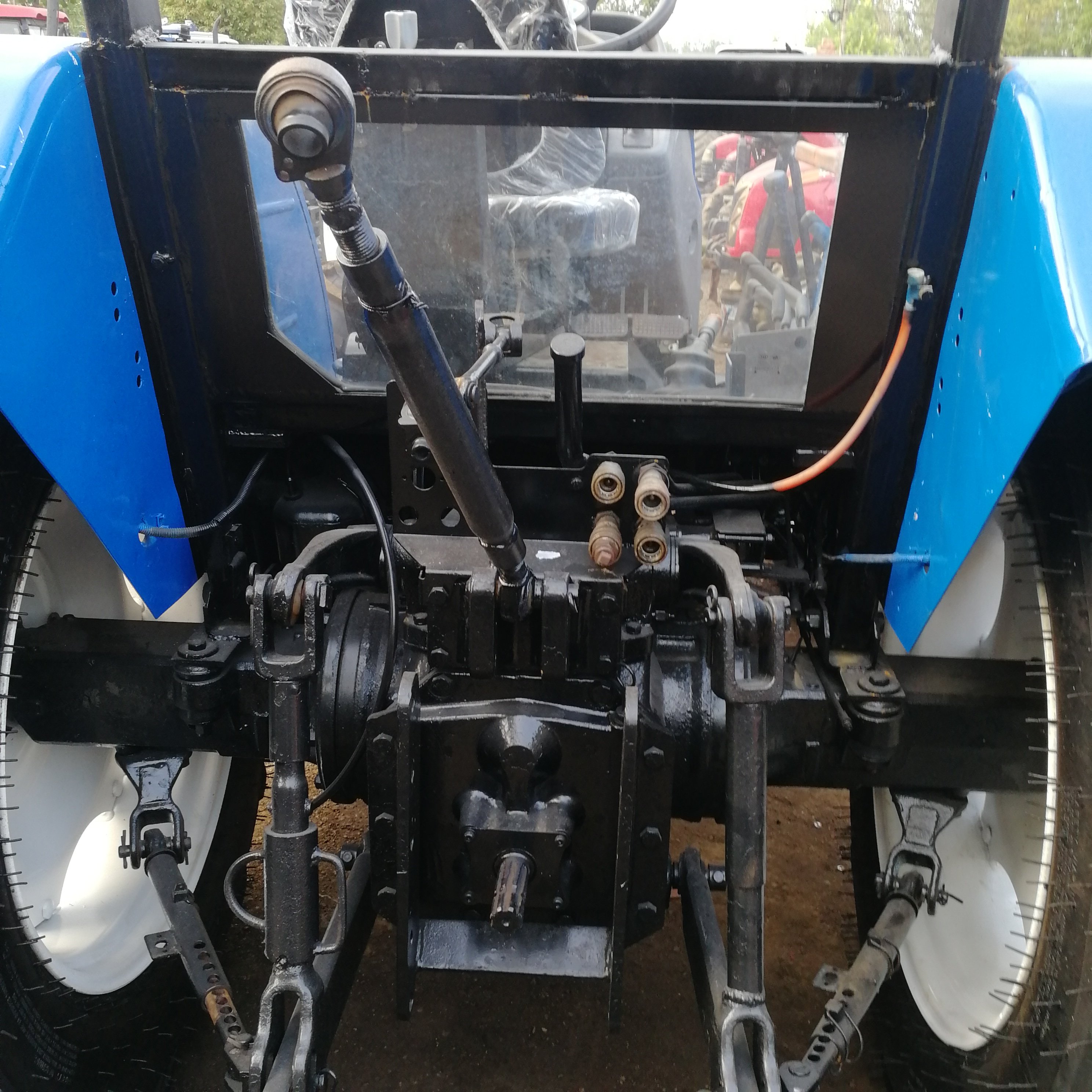 Used/second Hand Farm Wheel Tractors New Holland SNH804 4x4wd Agricultural Machinery Front End Loader TD5 TT75 Low Cheap