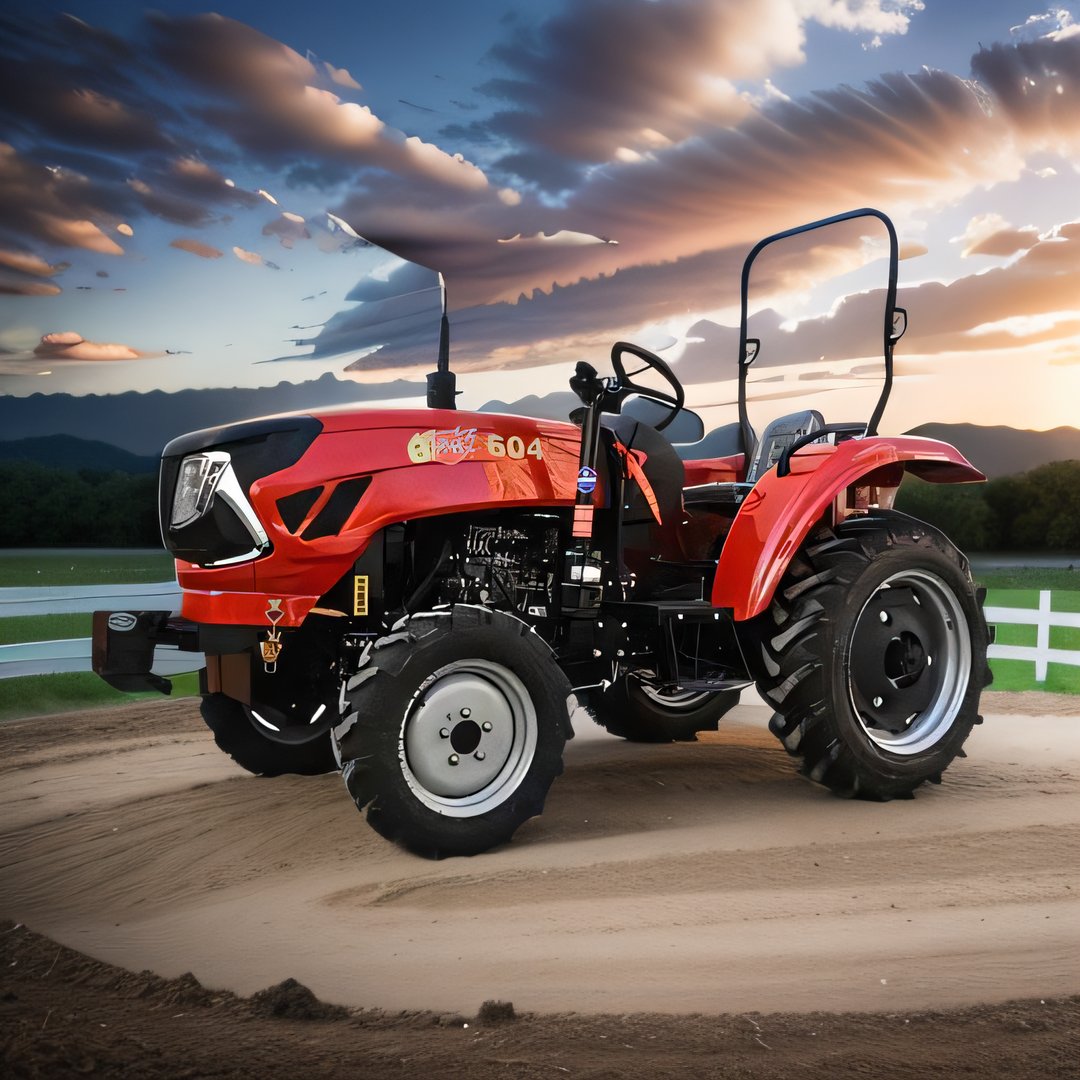 4 Wheel Small Agricultural Farm Mini Tractor for Farming Tractors for Agriculture