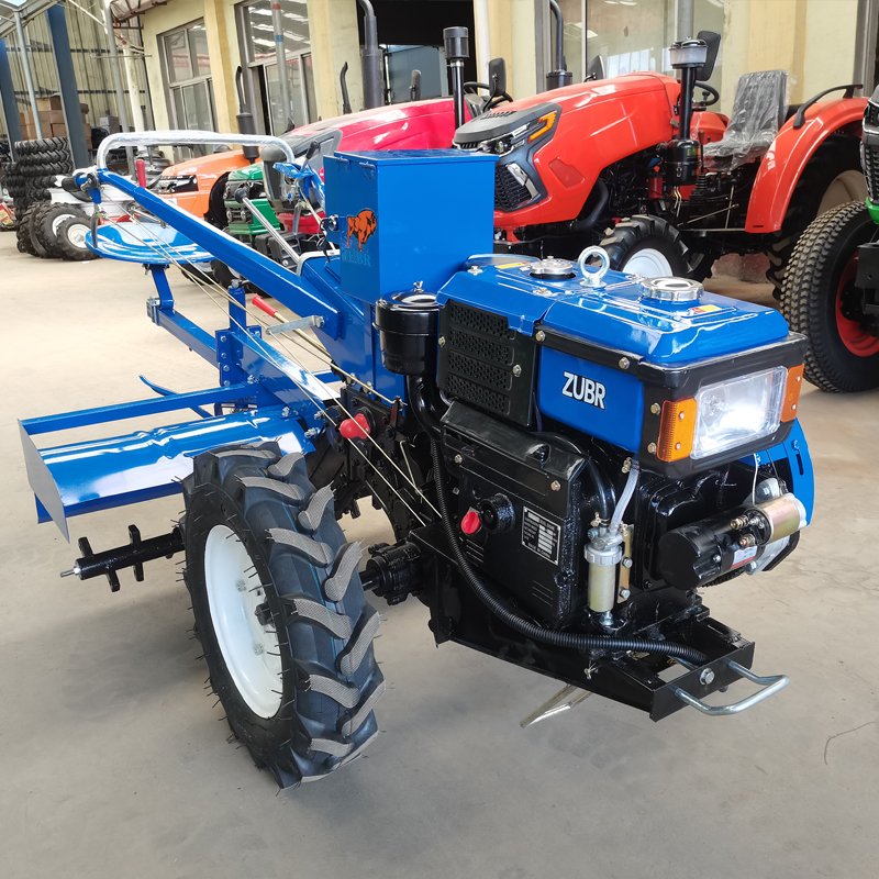 Falath 20HP Diesel Engine Power Walking Tractor New 4WD Two-Wheel Drive Hand-Held Prices Core Motor Agricultural Walking Tiller