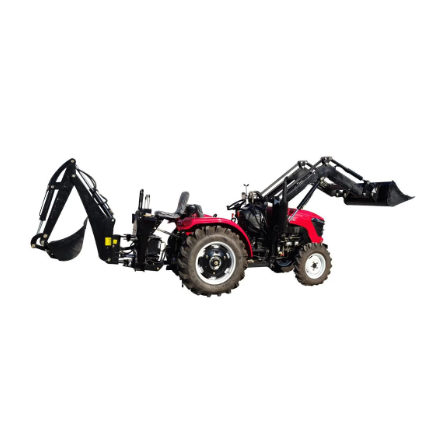 Agricultural Machinery Mini Four Wheel Small Garden Tractor with Excavator Bucket