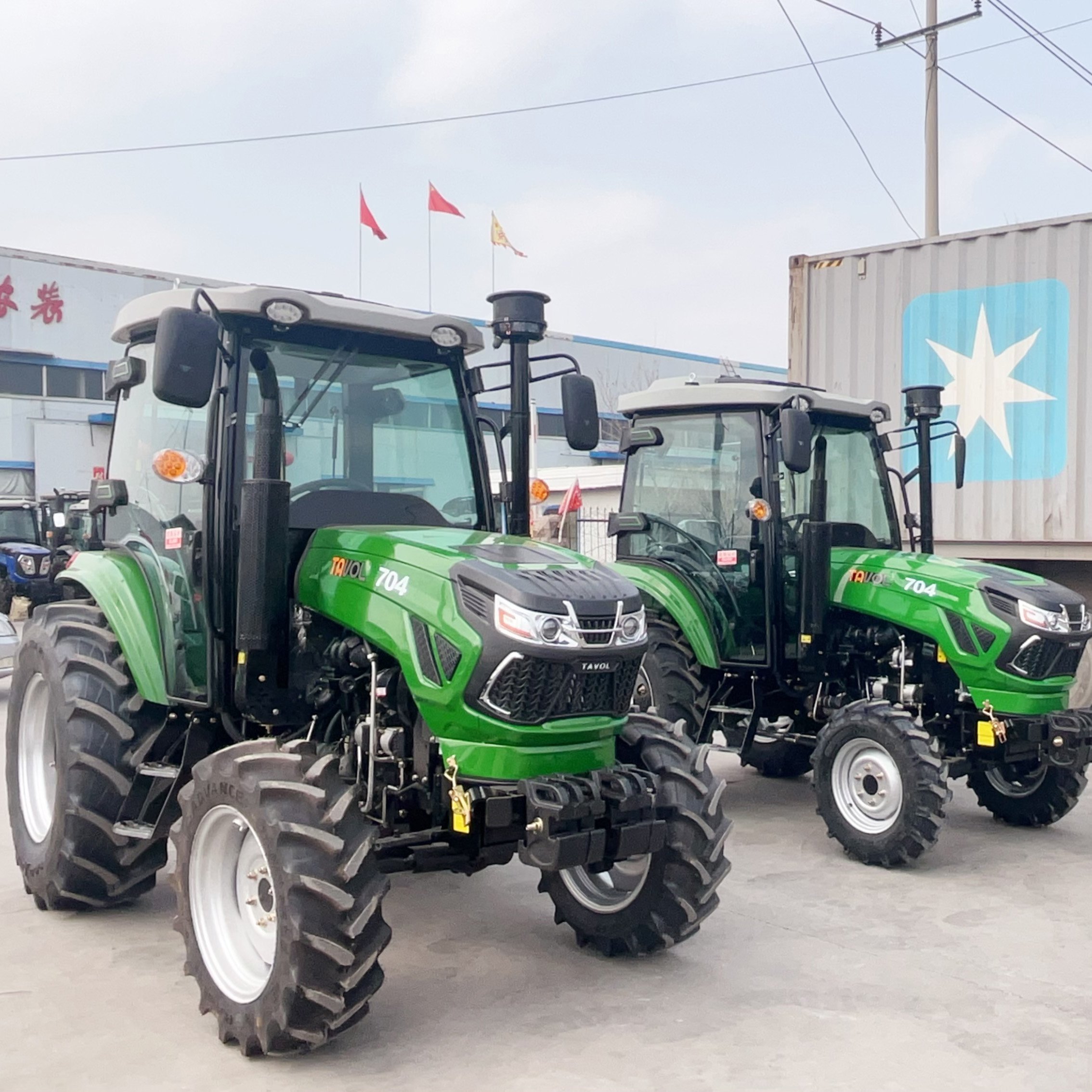 Tavol 704 70 HP Wider Tire Tractor With 70HP Engine Farm Tractors Wheel Tractors For Sale