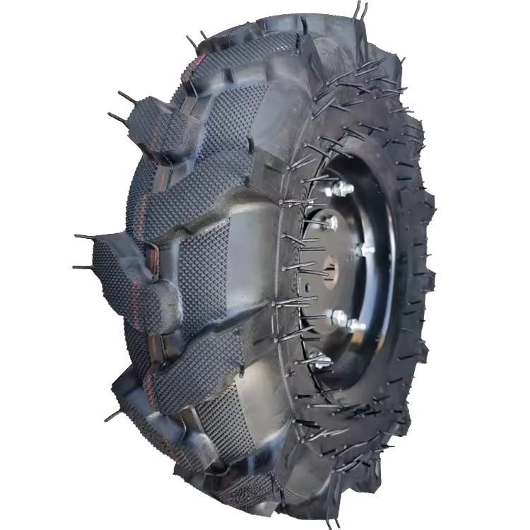 AgriSource 5.00-10 Tractor Wheels with Flat Free Hub Rubber Material for Russia Market 500-10 Flat Free Wheels