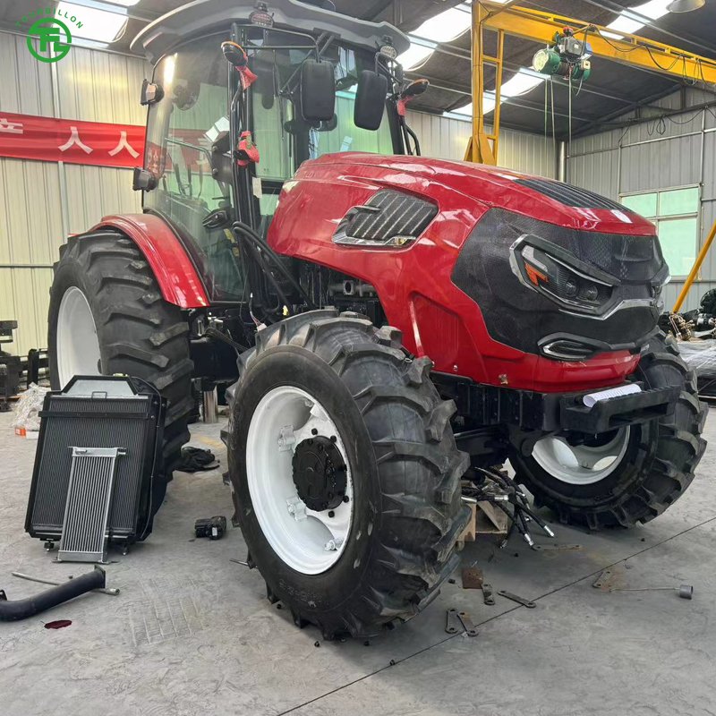 160hp diesel Engine Farm Tractor 4 Wheels Drive Tractor 4wd Agricultural Tractors with Farm Tires Paddy Tires