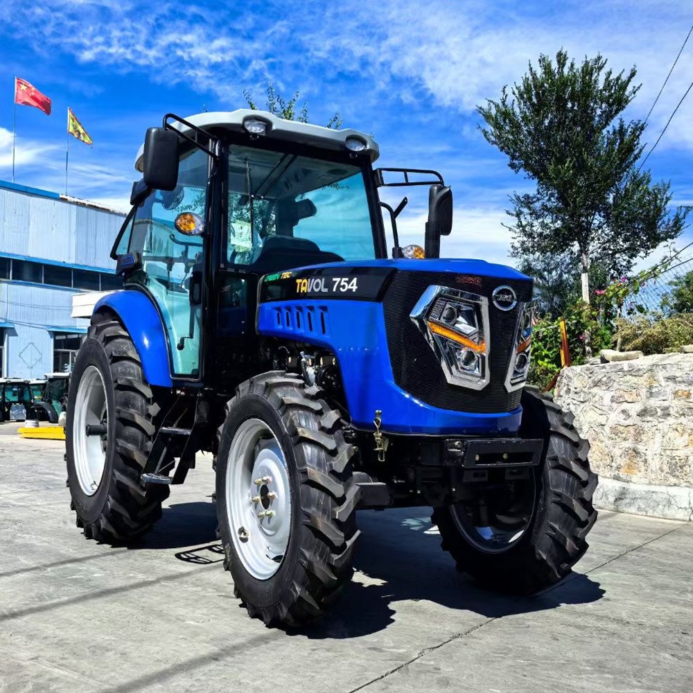 Factory Supply 50hp 80hp 100hp 4wd Engine Wheel Small Garden Tractor/agricultural Mini Farm Tractor With Cab