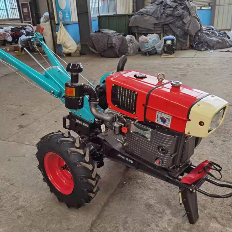 Chain Wheel Power Tiller 20hp with Cultivator and Seat Walking Tractor for Farm with Good Price
