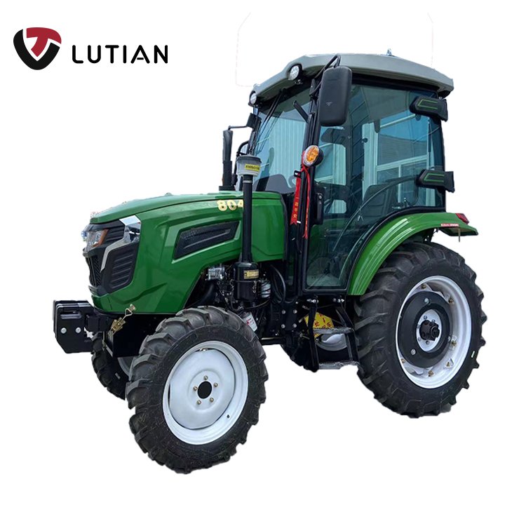 LUTIAN China Supplier 50hp 60hp 70hp Tractors Mini 4x4 Wheel Drive Farm Tractor Mini Tractor Price with Accessories for Sale
