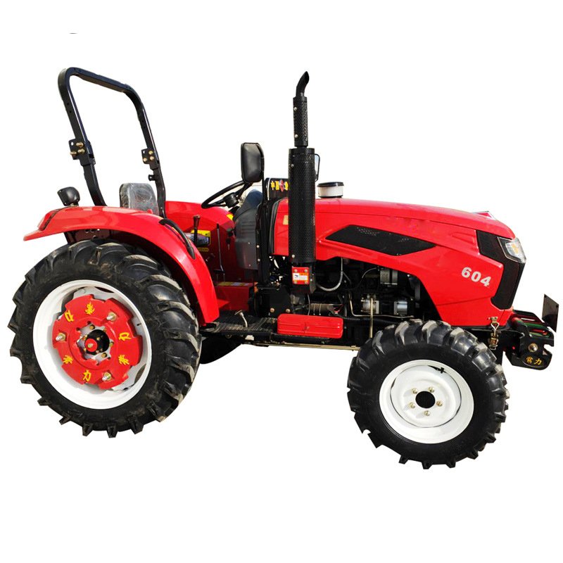 Agriculture Farm 4WD 50HP Cabin Tractor with Front End Loader for Sale