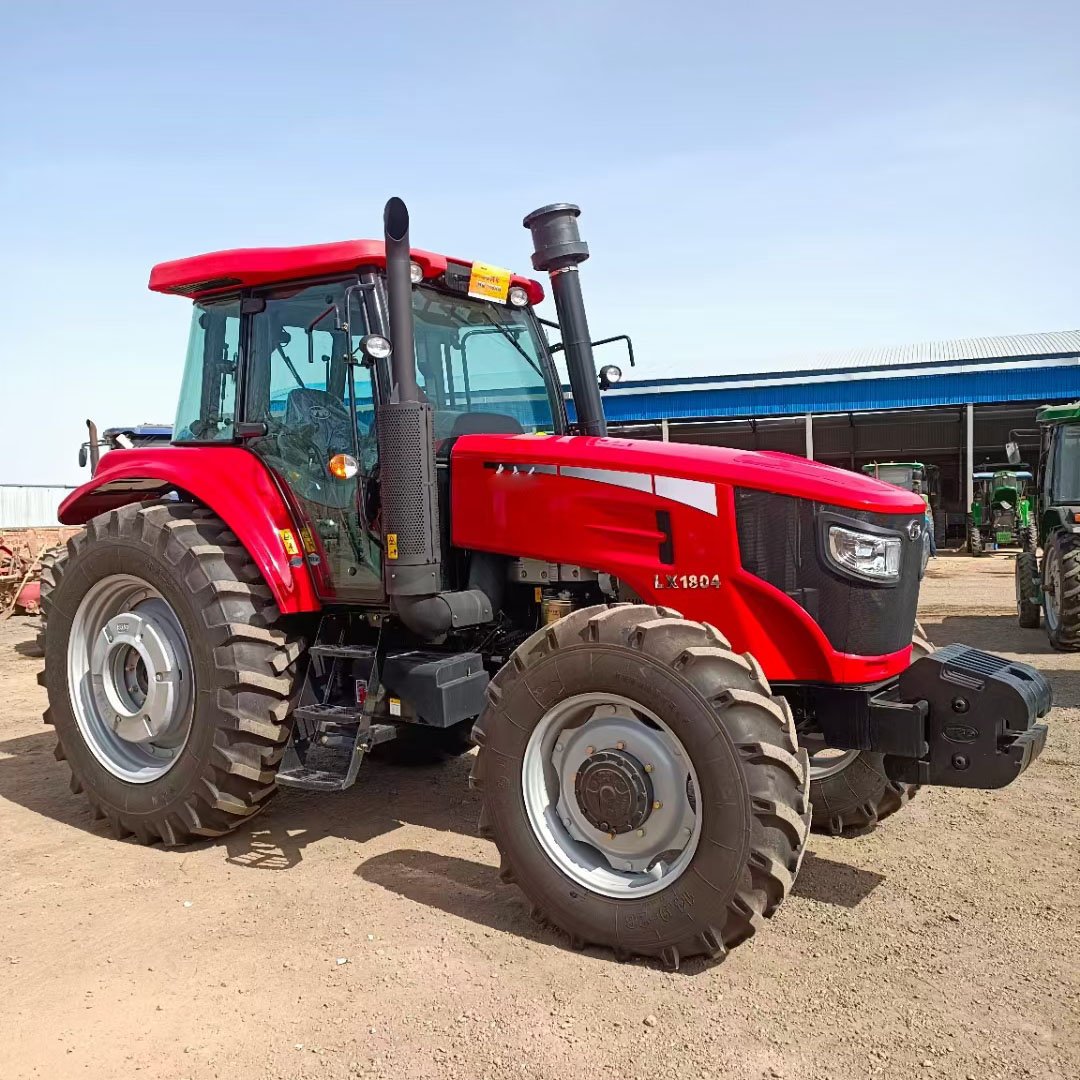 Agriculture Farm 4WD 50HP Cabin Tractor with Front End Loader for Sale