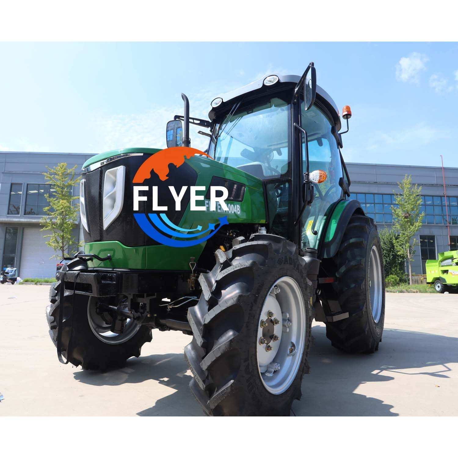 Agricultural Multifunction Machine 100hp Diesel Engine Wheel Tractor Farm Tractors for Sale
