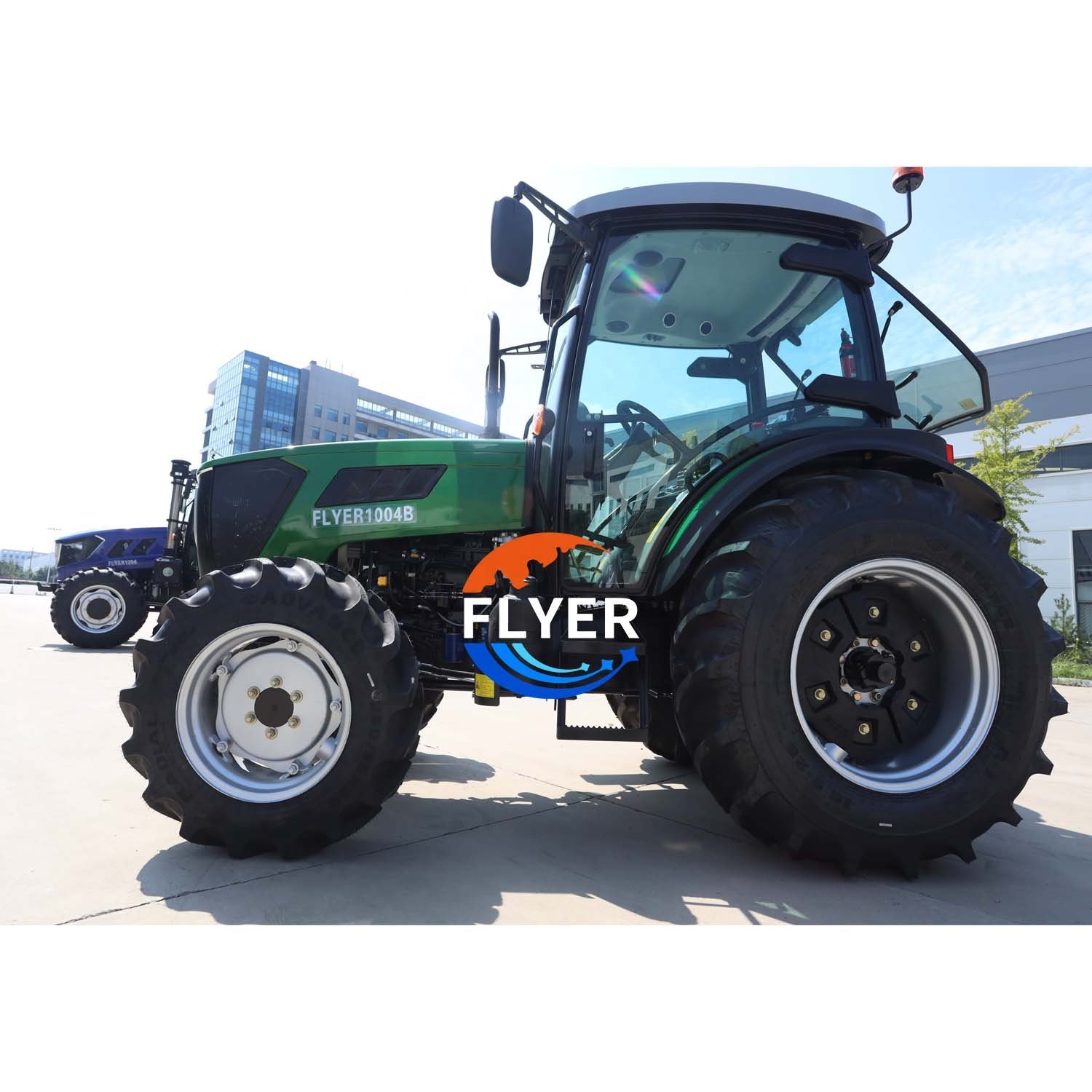 Agricultural Multifunction Machine 100hp Diesel Engine Wheel Tractor Farm Tractors for Sale