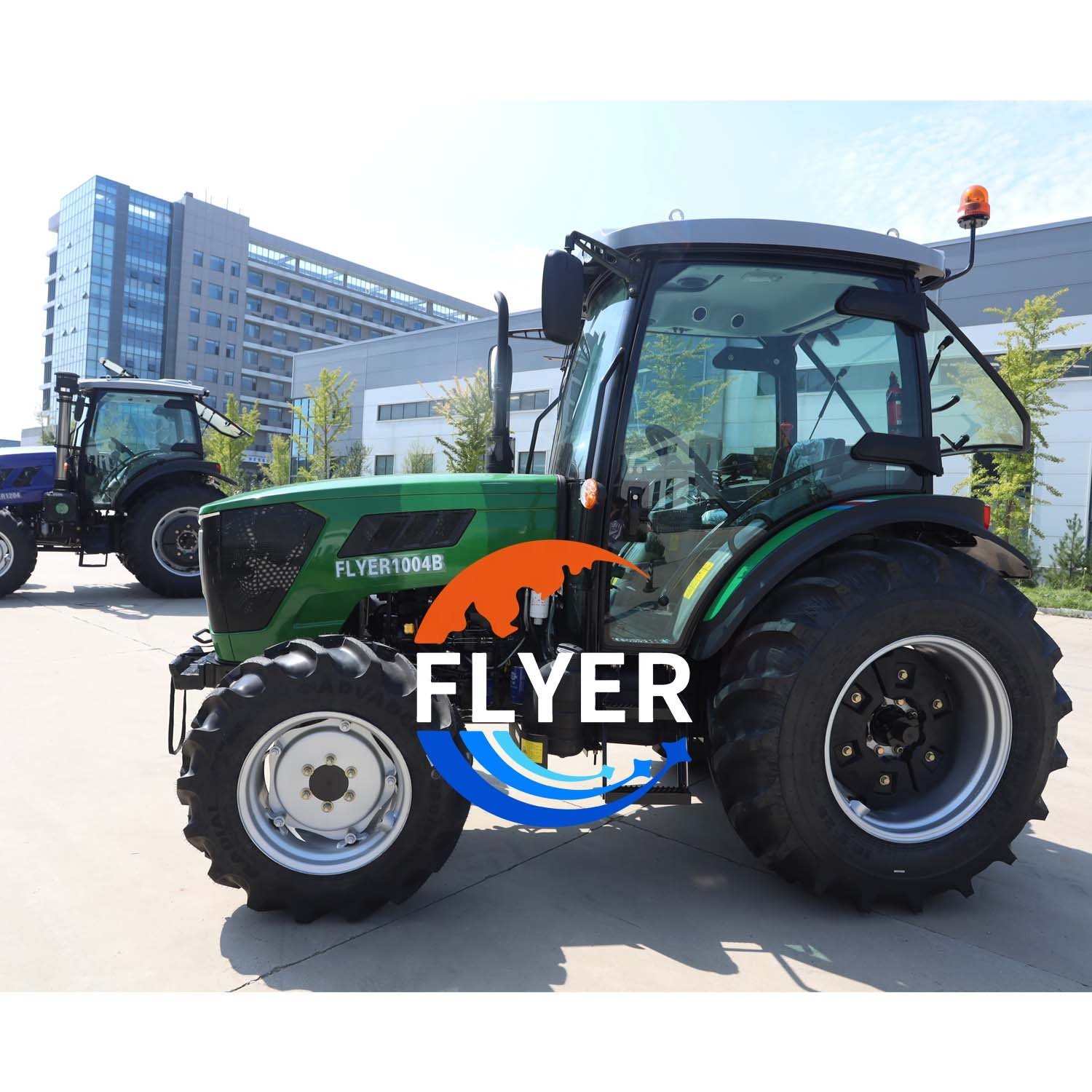 Agricultural Multifunction Machine 100hp Diesel Engine Wheel Tractor Farm Tractors for Sale