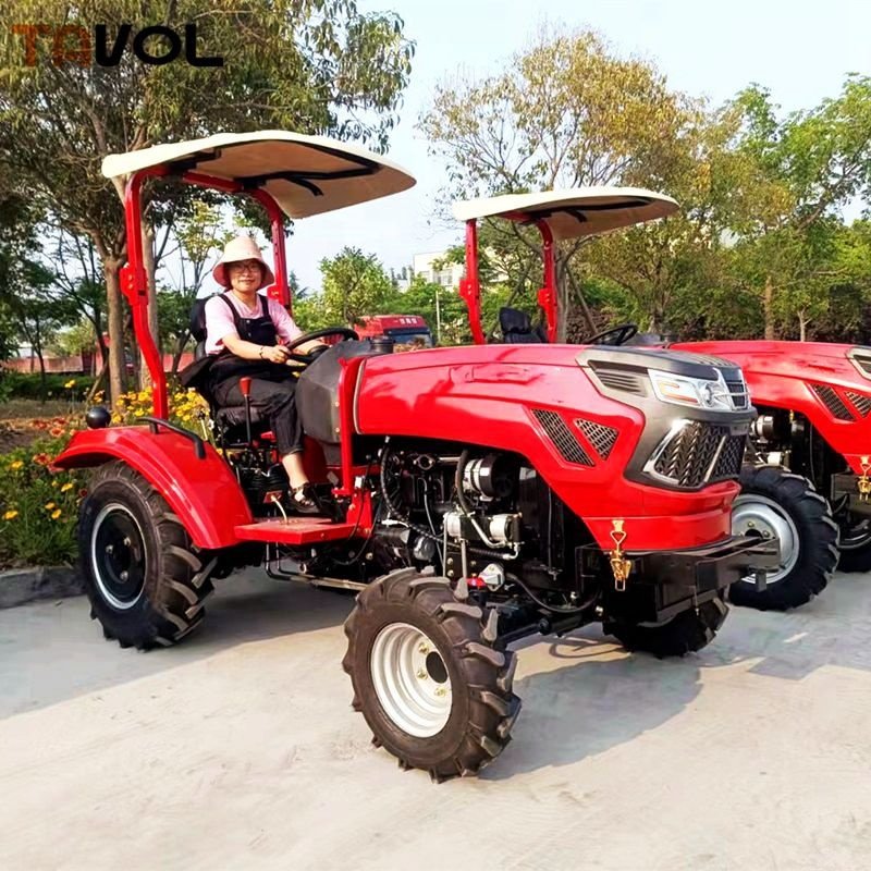 25hp 30hp 45hp 50 HP 4WD Small Farming Tractor With Front Loader Farming Equipment Factory Supply