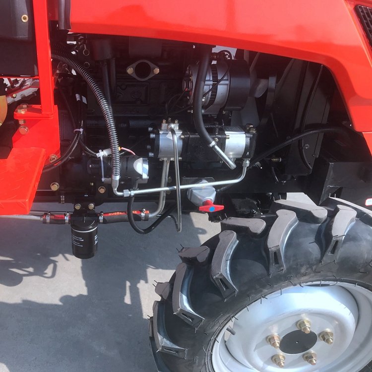 Customizable 4x4 Multipurpose Farm Tractor with PTO Gearbox and Mower Implements 4WD Wheel Core Engine Component
