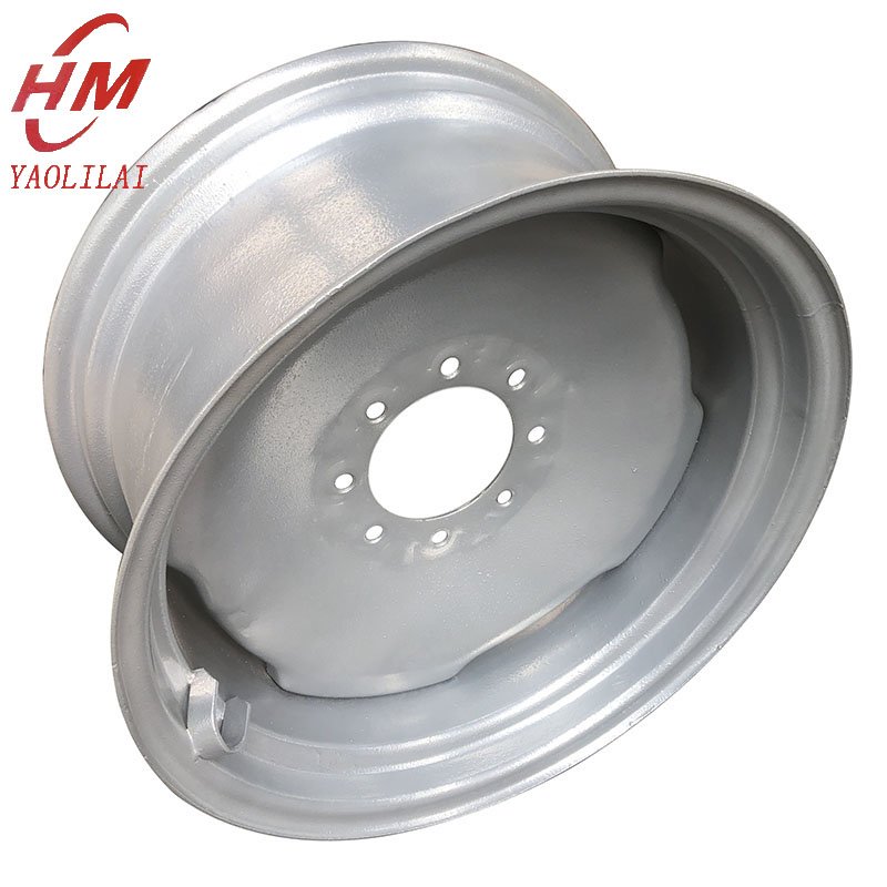 W12x24used Rims for Agricultural Guange Steel Tractors Implement Trailer Wheels Rims Manufacturers Chinafor 14.9-24