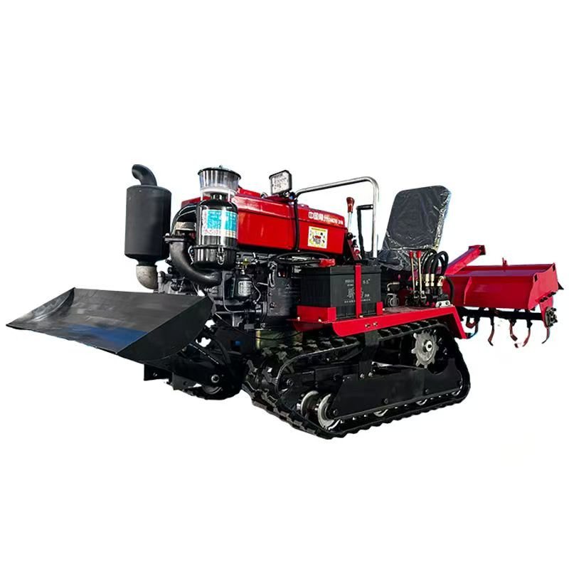 Mini 25hp Diesel Power Tiller Cultivator Discount Price Agricultural Farming Machine Crawler Tractor with Wheels