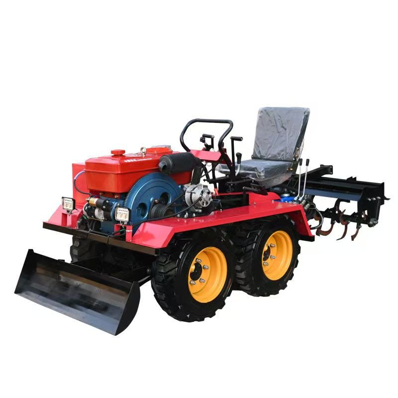 Mini 25hp Diesel Power Tiller Cultivator Discount Price Agricultural Farming Machine Crawler Tractor with Wheels