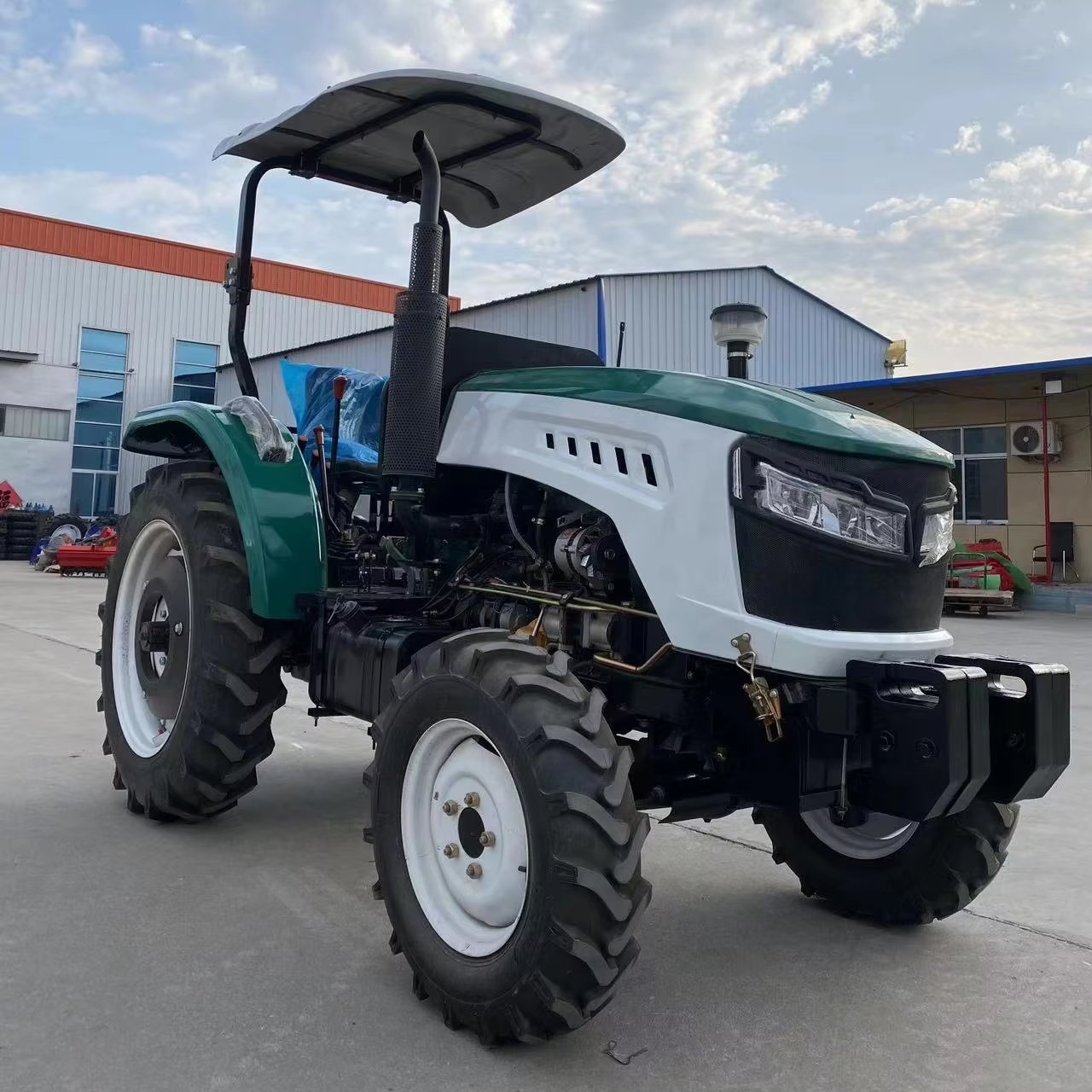 High Efficiency Agriculture Trencher Mini Tractor Garden Tractor with Front Loader Crawler/wheel Tractor