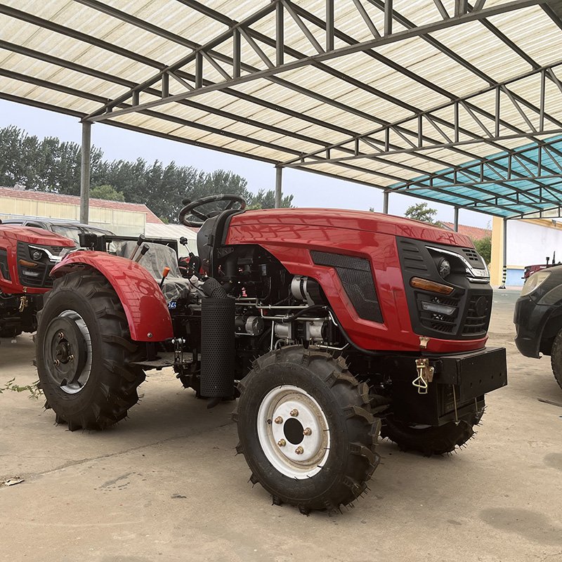 New 4WD 504 King Tractor Agricultural 4WD Wheel Tractor with Engine Motor Pump Gearbox Bearing-for Mini Farming
