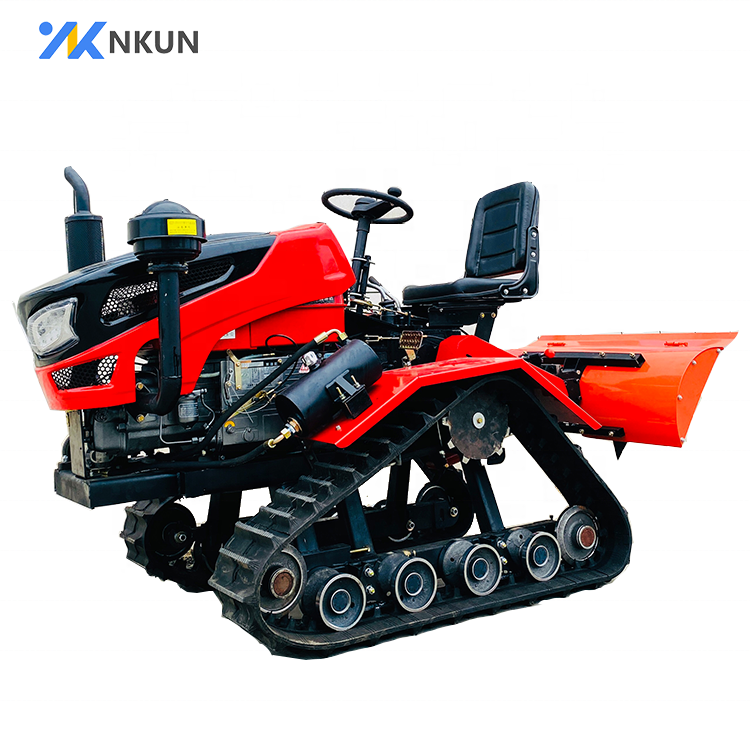 Low-consumption 25hp/35hp/50hp Crawler Tractor diesel Farm Cultivator