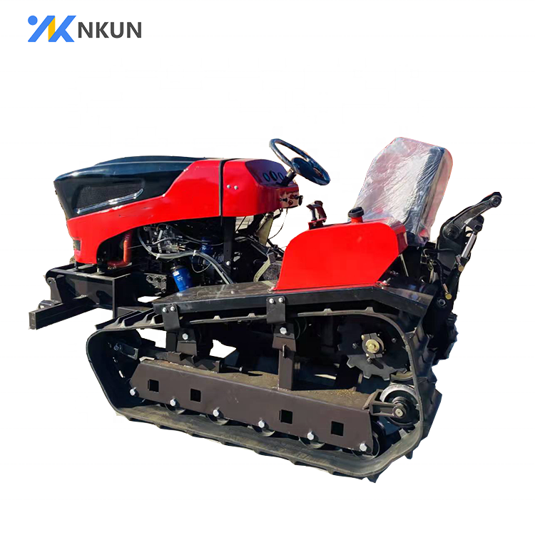 Low-consumption 25hp/35hp/50hp Crawler Tractor diesel Farm Cultivator