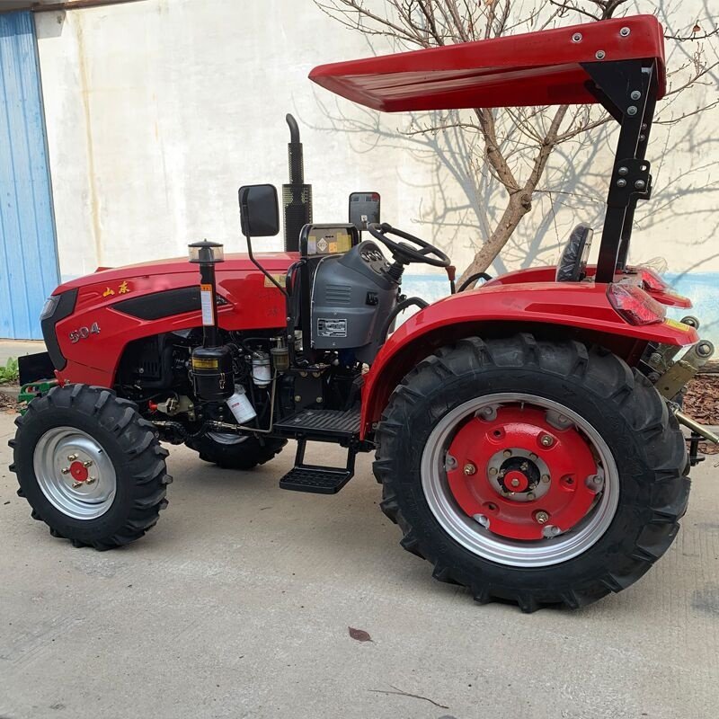 Mini Tractor Front End Loader 50 HP 70 HP 100 HP 4x4 Small Tractor Backhoe Agriculture Premium Structure Tractor