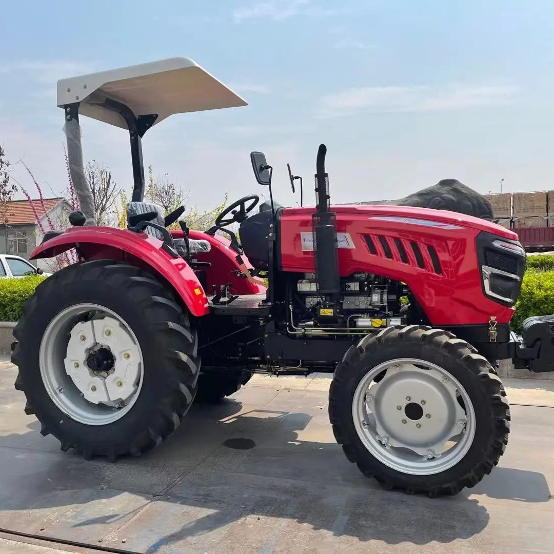 Mini Tractor Front End Loader 50 HP 70 HP 100 HP 4x4 Small Tractor Backhoe Agriculture Premium Structure Tractor