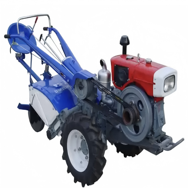 High Efficiency 2-Wheel Walking Tractor for Agriculture Durable Design for Tilling and Hauling Core Component Engine