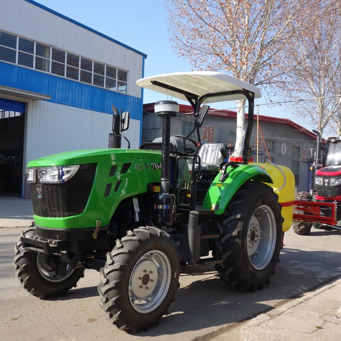 Low Price Chinese Farm Tractors Chalion QLN 704 4WD Tractor Agricola 4x4 70hp Agricultural Farm Tractor for Rice Cultivation