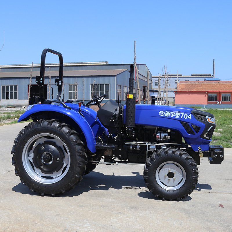 Factory Supply Agricultural Machinery 4x4 Four Wheel Multifunction Small Mini Farm Tractor with Plough