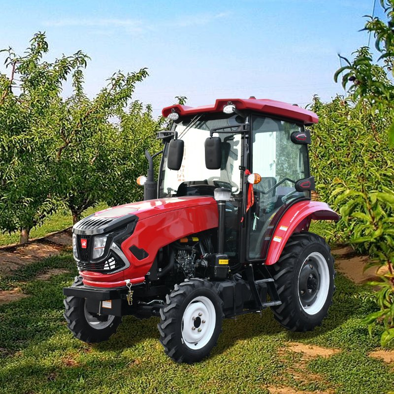 Hot Sale! High Efficiency 4WD Mini Tractor Compact Farm Multi-Purpose Wheel Tractor Motor Agriculture Used Condition Free Engine